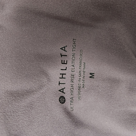 Athleta Activewear Womens Ultra High-Rise Elation Tight Leggings Medium Purple - Picture 9 of 10